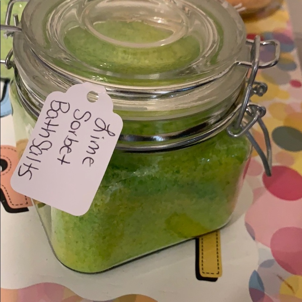 Lime sorbet bath salts